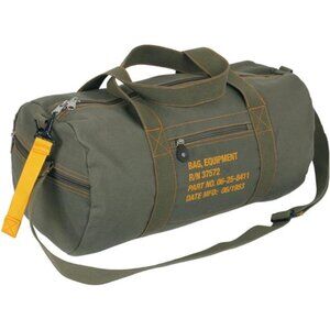Canvas Equipment Duffle Bag – Travel & Gym Bag with Heavyweight Cotton